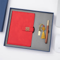 Индивидуальный дневник ноутбука Подарочный набор роскошной кожа кожа в твердом переплете.